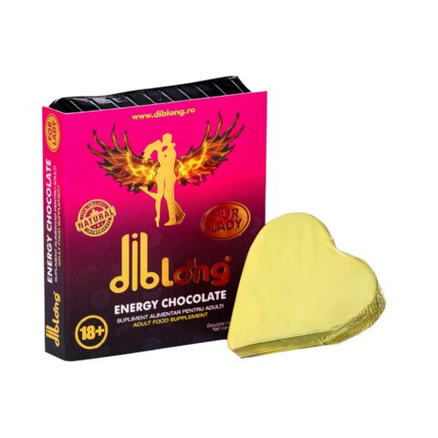 Ciocolata afrodisiac premium concentrat, DIBLONG ENERGY CHOCOLATE for LADY, pentru orgasm intens si cresterea libidoului femeilor, 24g