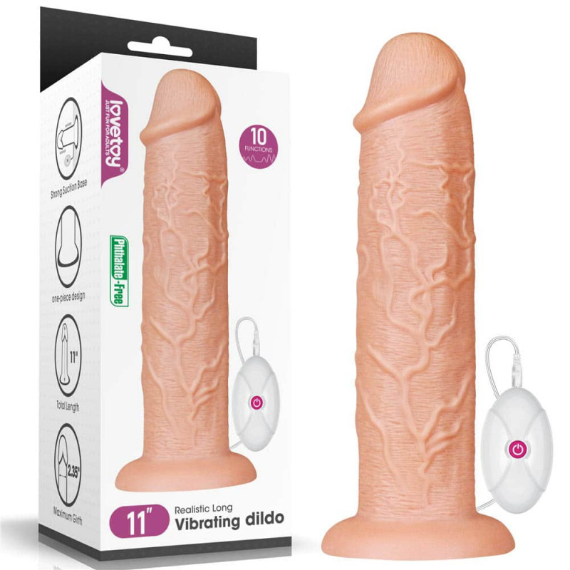 Vibrator Realist King-Sized Natural 27 cm