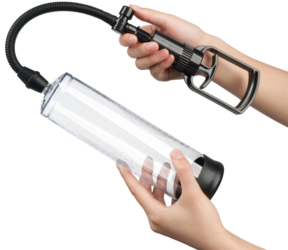 Pompa Pentru Marirea Penisului cu Maneta Enlargement PowerUp Transparent