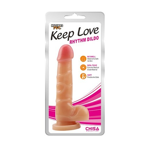 Dildo Realist Rhythm PVC Natural 19 cm