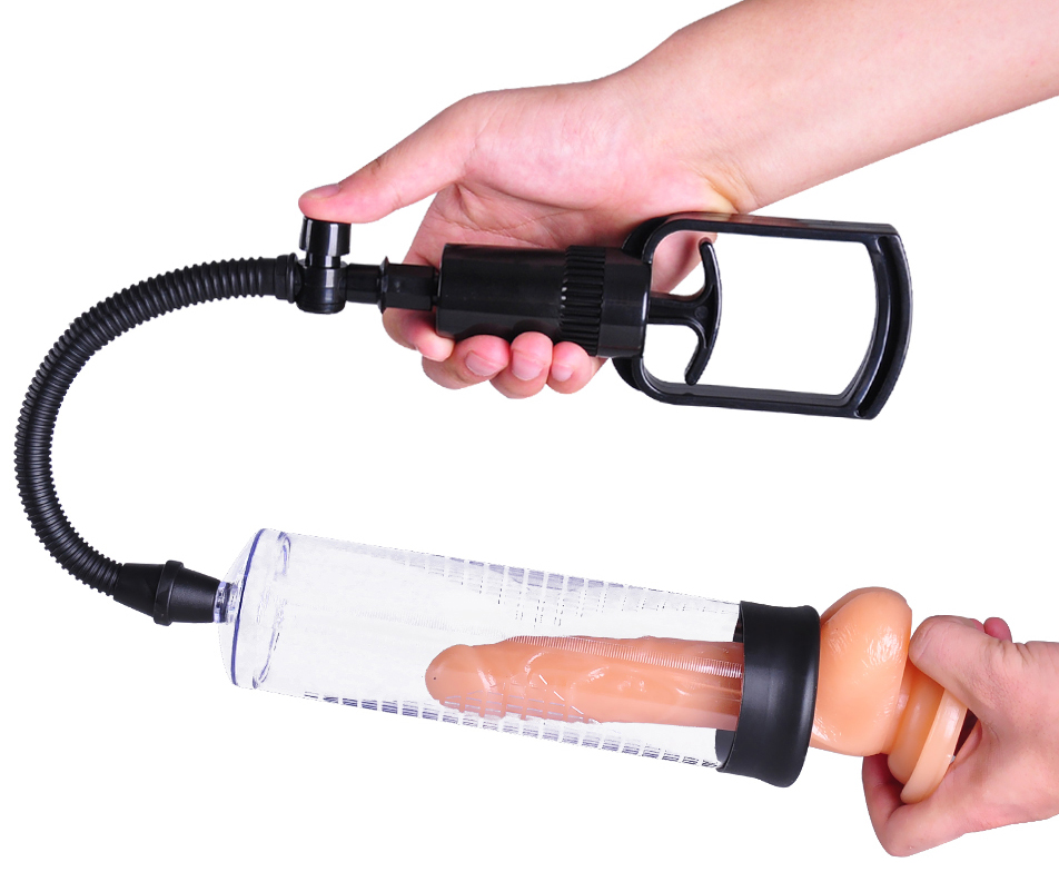 Pompa Pentru Marirea Penisului cu Maneta Enlargement PowerUp Transparent