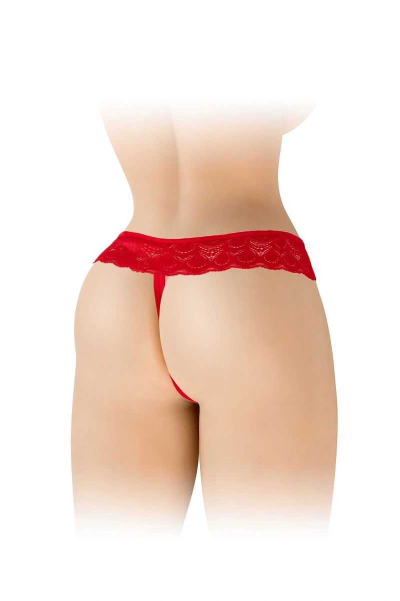 Bikini Crotchless Alicia, Rosu, S-L