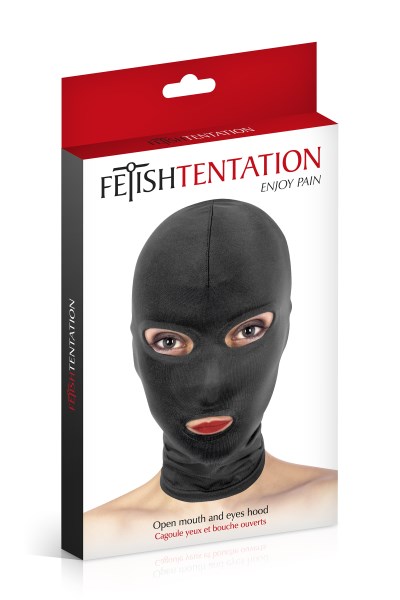 Masca Fetish cu Decupaje Ochi si Gura
