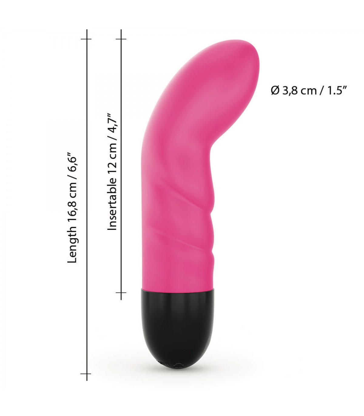 Vibrator Expert G 2.0, 10 Moduri Vibratii, Silicon, USB, Roz/Negru, 16.8 cm
