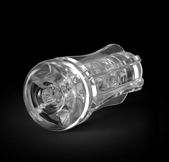 Masturbator Deep Blow Extrem, TPE, Transparent, 16.4 cm