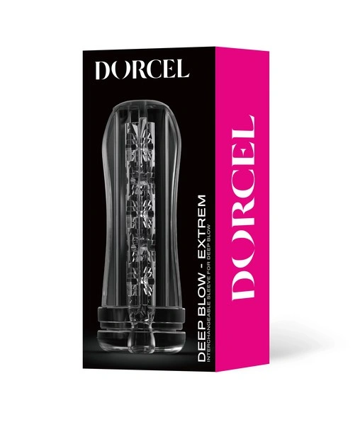 Masturbator Deep Blow Extrem, TPE, Transparent, 16.4 cm
