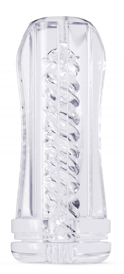 Masturbator Deep Blow Tornado, TPE, Transparent, 16.4 cm