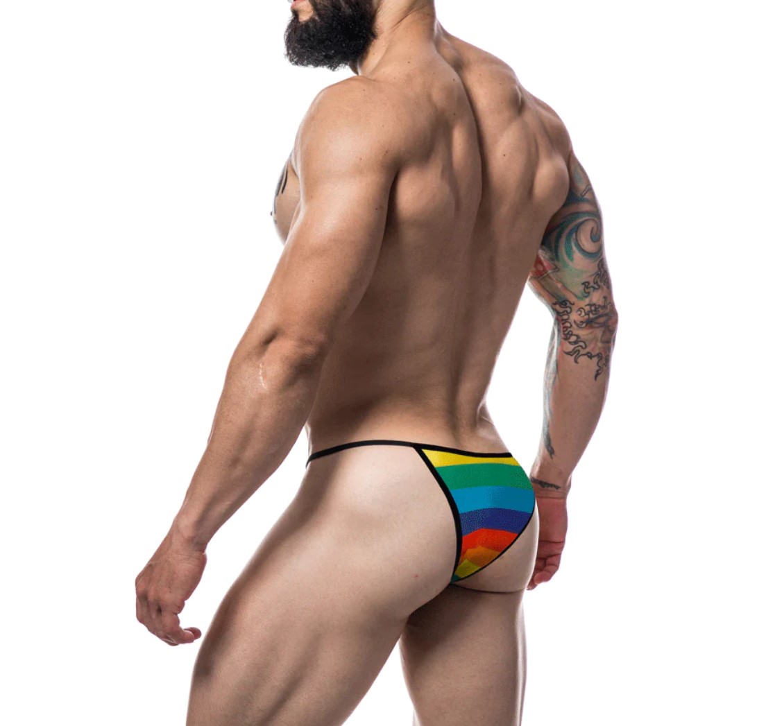 Bikini Cut4Men Rainbow, Mix Culori, M