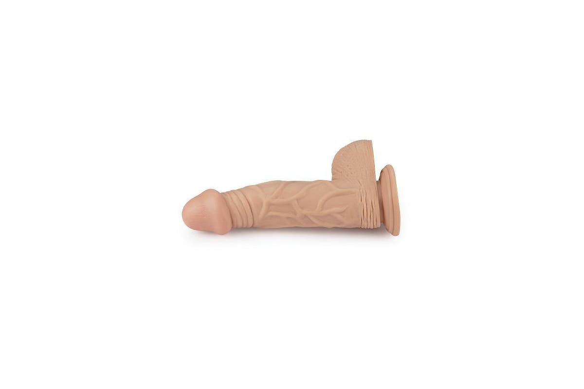 Vibrator Realist Real Extreme cu Telecomanda PVC Natural 23.5 cm