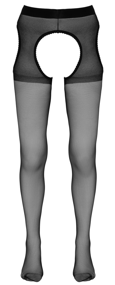Ciorapi cu Decupaje Sexy, Negru, S/M