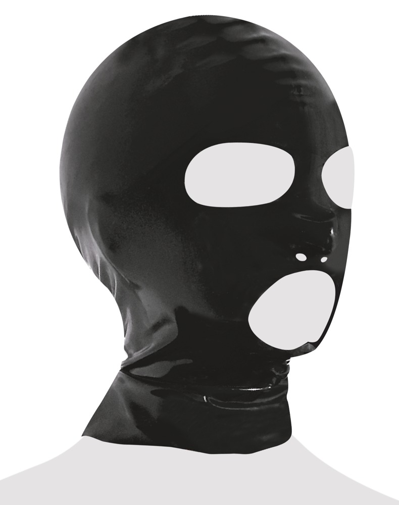 Masca din Latex, Unisex, Negru