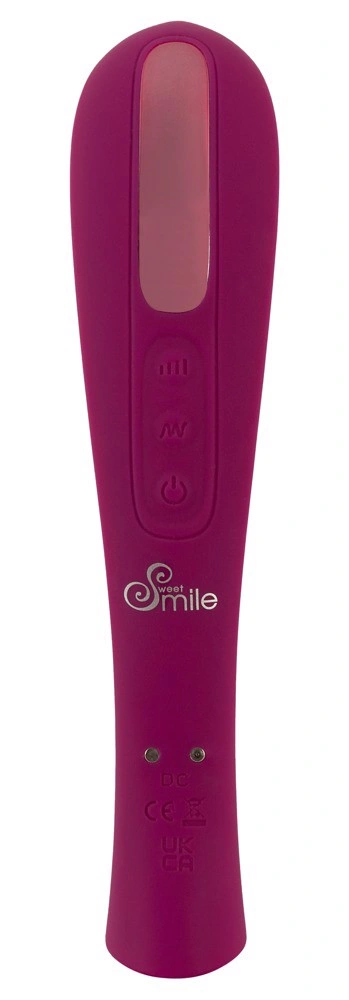 Vibrator Masaj Special Wand, 20 Moduri Vibratii, Silicon, USB, Roz, 20 cm
