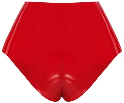 Bikini cu Dildo, Latex, Rosu, M