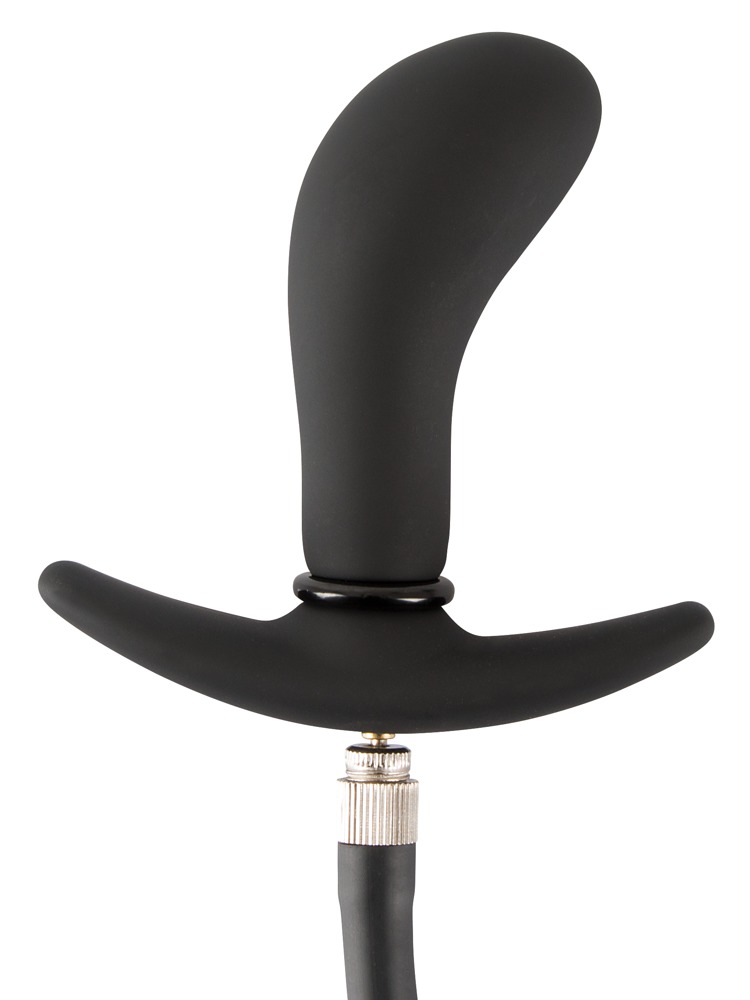 Dop Anal Gonflabil, Silicon, Negru