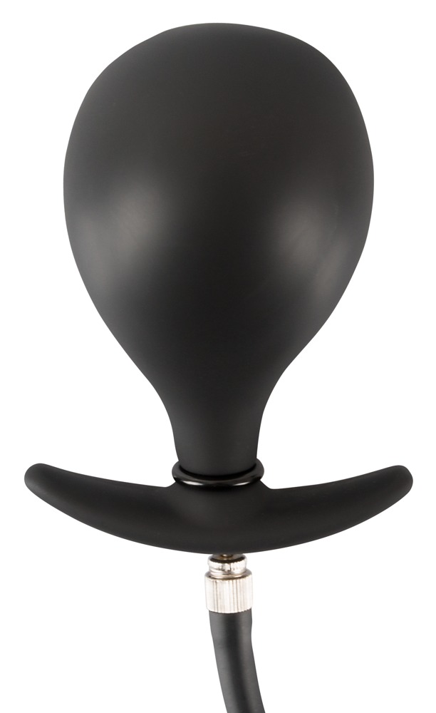 Dop Anal Gonflabil, Silicon, Negru