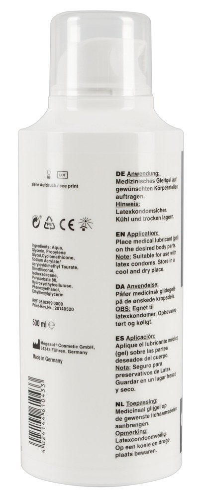 Set Fisting Gel 500 ml si Toy Cleaner Eros 50 ml