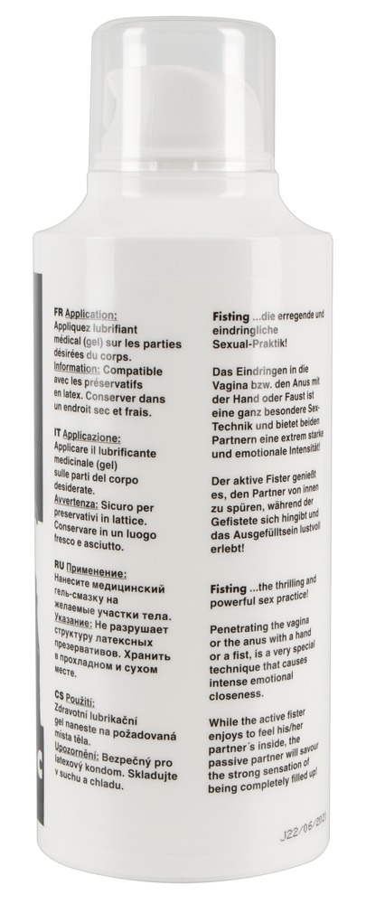 Set Fisting Gel 500 ml si Toy Cleaner Eros 50 ml