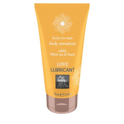 Lubrifiant Love Edible Ceai Alb&Piersica 75 ml