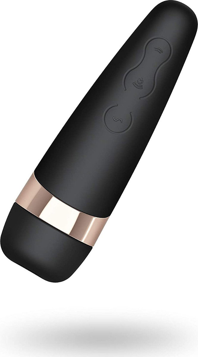 Stimulator Clitoridian Air Pulse&Vibration Satisfyer Pro 3 Negru