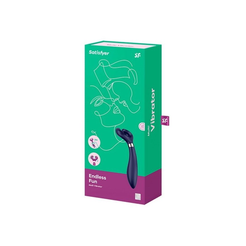 Vibrator Satisfyer Partner Multifun3 Endless Fun Blue