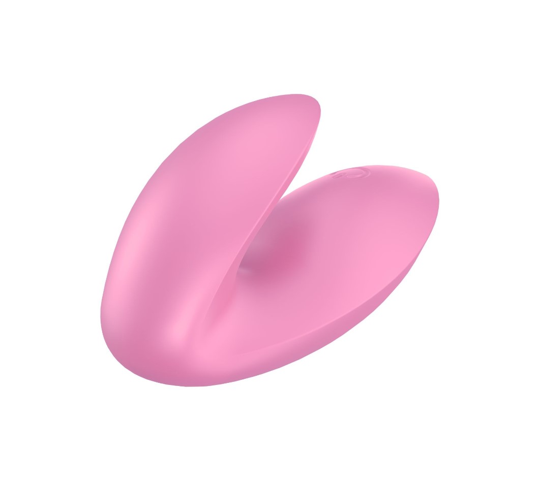 Vibrator Deget Love Riot, 12 Moduri Vibratii, Silicon, USB, Roz, 6 cm