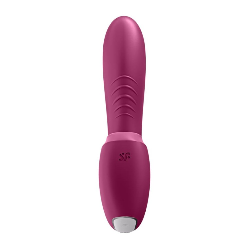 Vibrator Sunray Air Pulse+Vibrator Bluetooth Control Free App Silicon USB Berry