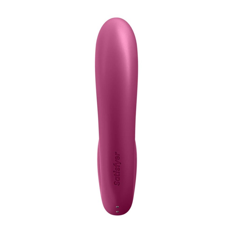 Vibrator Sunray Air Pulse+Vibrator Bluetooth Control Free App Silicon USB Berry