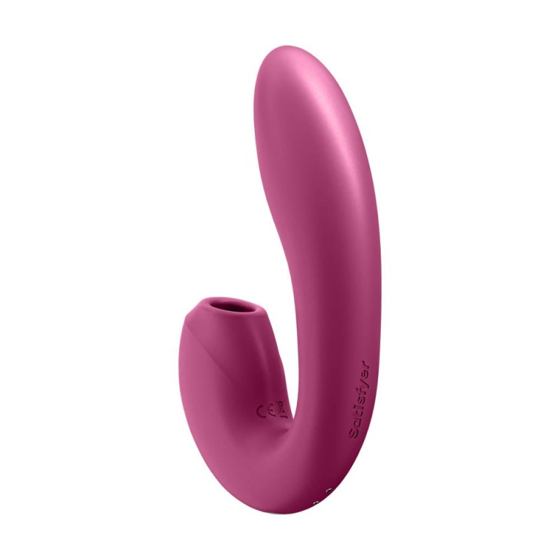 Vibrator Sunray Air Pulse+Vibrator Bluetooth Control Free App Silicon USB Berry