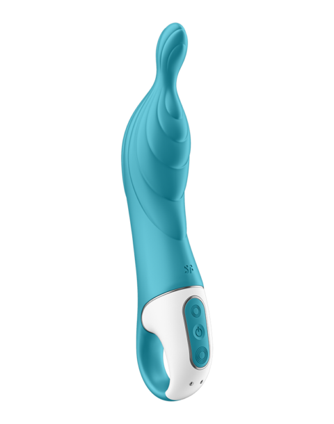 Stimulator A-Mazing 2 Punctul A 12 Moduri Vibratii Silicon USB Turcoaz 21.7 cm