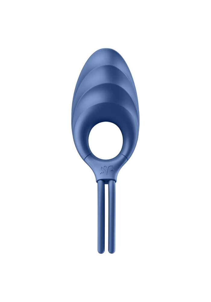 Inel de Penis Swordsman 12 Moduri Vibratii Silicon Albastru USB