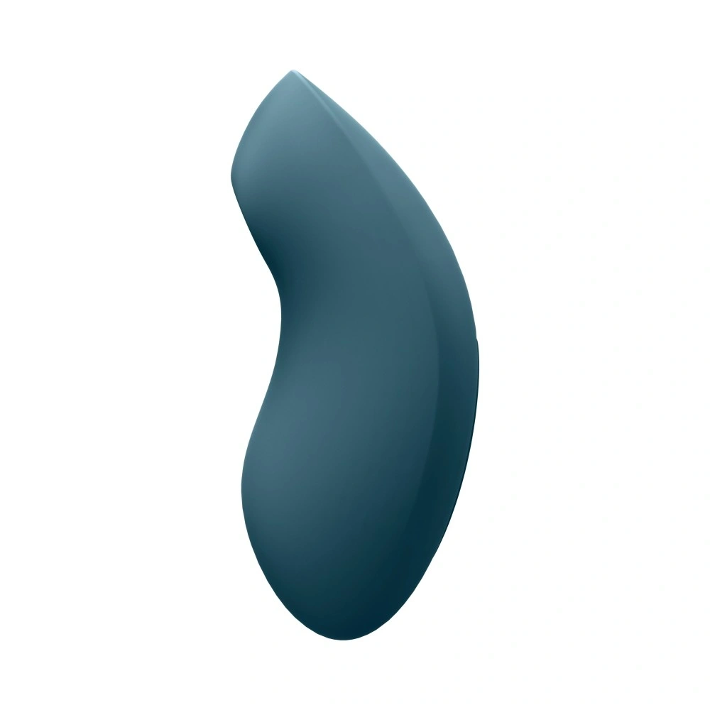 Stimulator Clitoris Vulva Lover 2 Air Pulse+Vibration USB Silicon Albastru