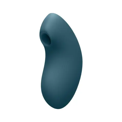 Stimulator Clitoris Vulva Lover 2 Air Pulse+Vibration USB Silicon Albastru
