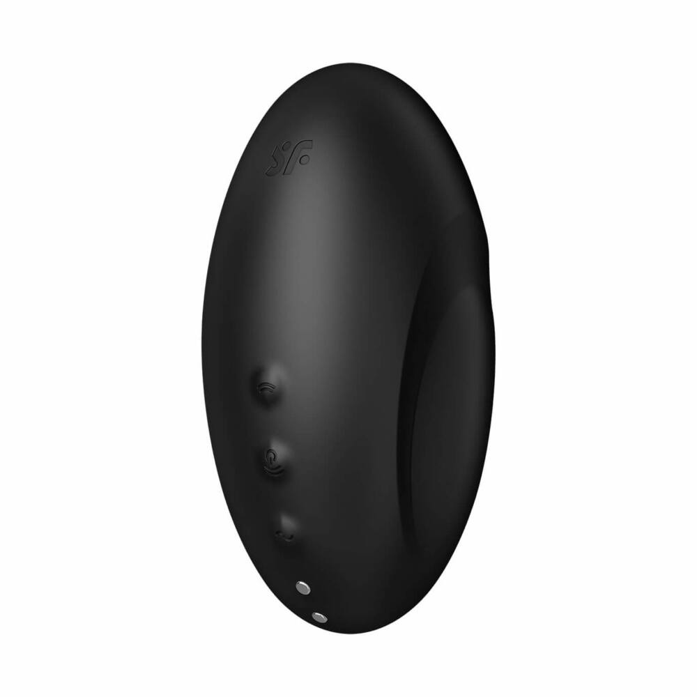 Stimulator Clitoris Vulva Lover 3 Air Pulse+Vibration, Silicon, USB, Negru