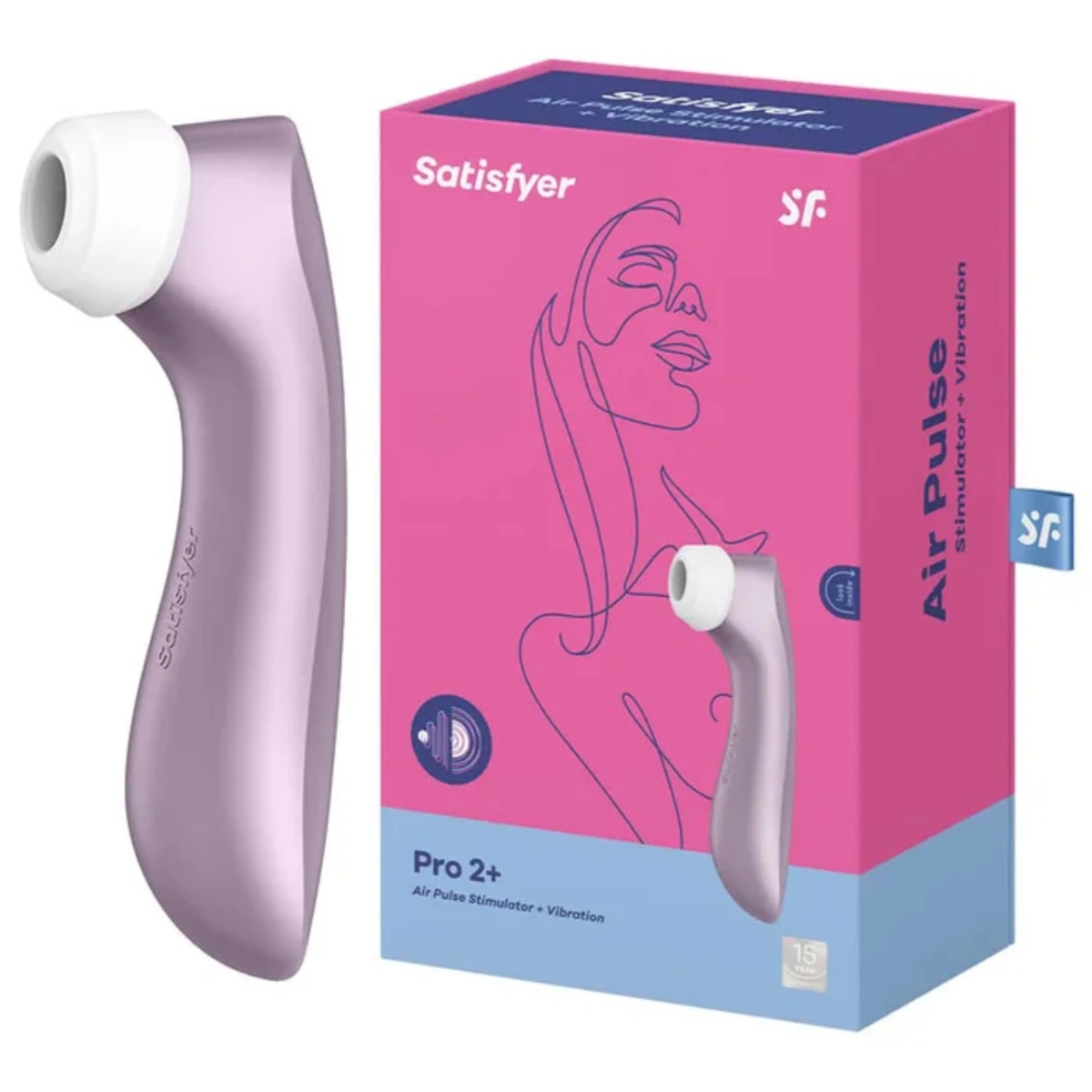 Stimulator Pro 2+, 11 Moduri Suctiune, 10 Moduri Vibratii, USB, Violet
