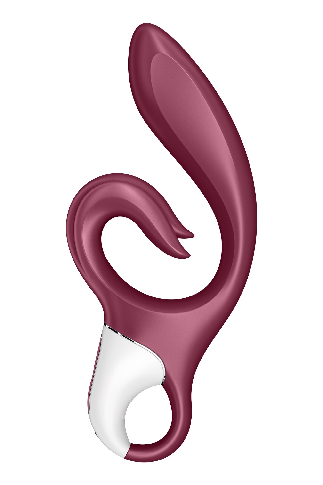 Vibrator Love Me, 12 Moduri Vibratii, USB, Silicon, Rosu, 22 cm