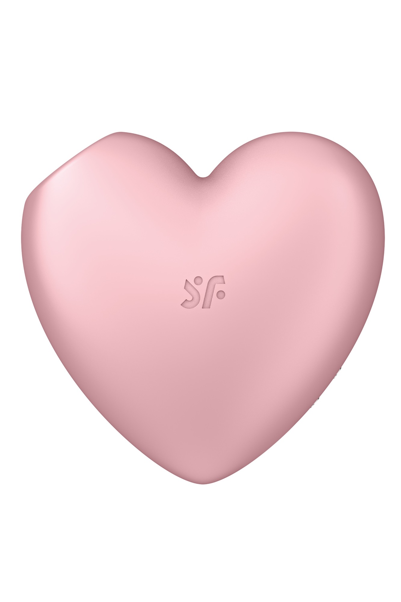 Stimulator Clitoris Cutie Heart Air Pulse Stimulator+Vibration, Silicon, USB, Roz