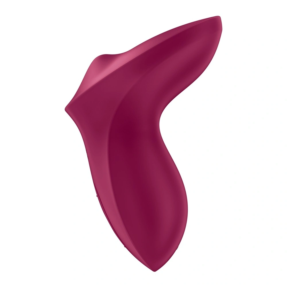 Stimulator Exciterrr, 10 Moduri Vibratii, 13 Moduri de Miscare Bila, Silicon, USB, Burgundy