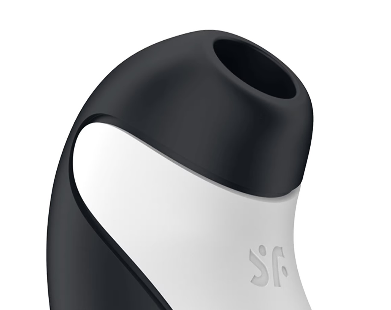 Stimulator Orca, 11 Viteze Suctiune, 12 Moduri Vibratii, Silicon, USB, IPX 7, Alb/Negru