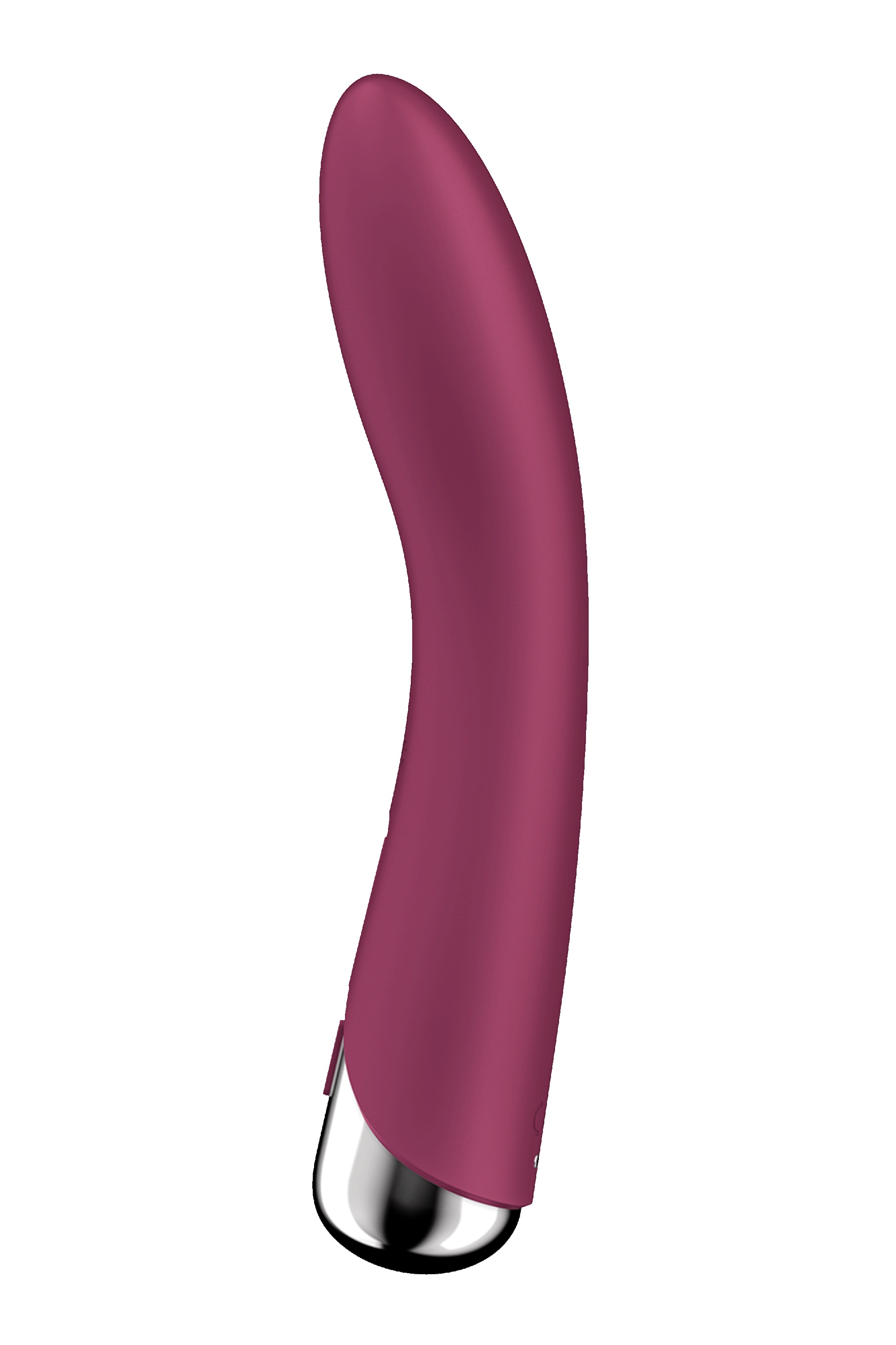 Vibrator Punctul G Spinning Vibe 1, 12 Moduri Vibratii, 5 Moduri Rotatii, Silicon, USB, Rosu, 17.5 cm