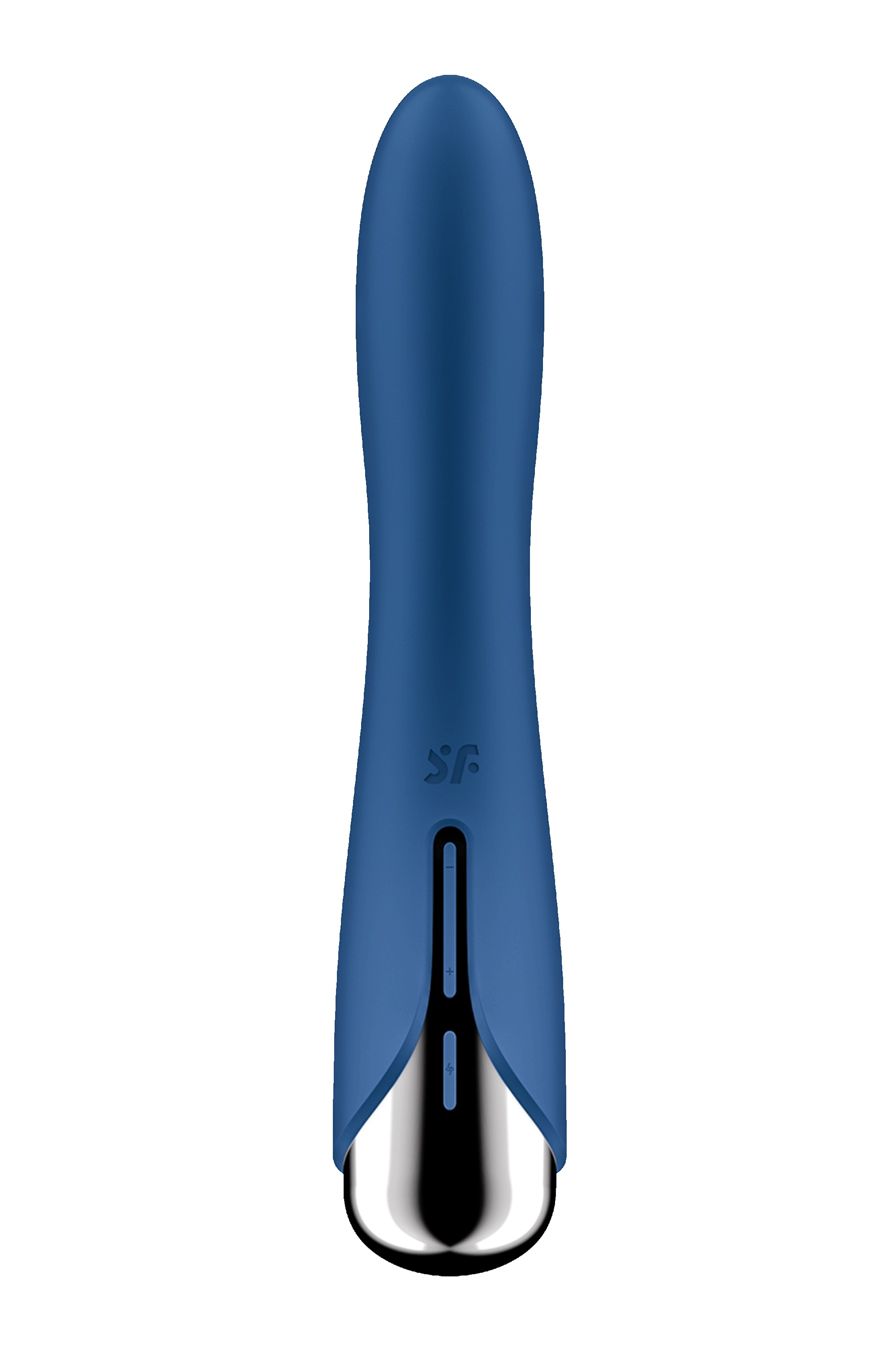 Vibrator Punctul G Spinning Vibe 1, 12 Moduri Vibratii, 5 Moduri Rotatii, Silicon, USB, Albastru, 17.5 cm