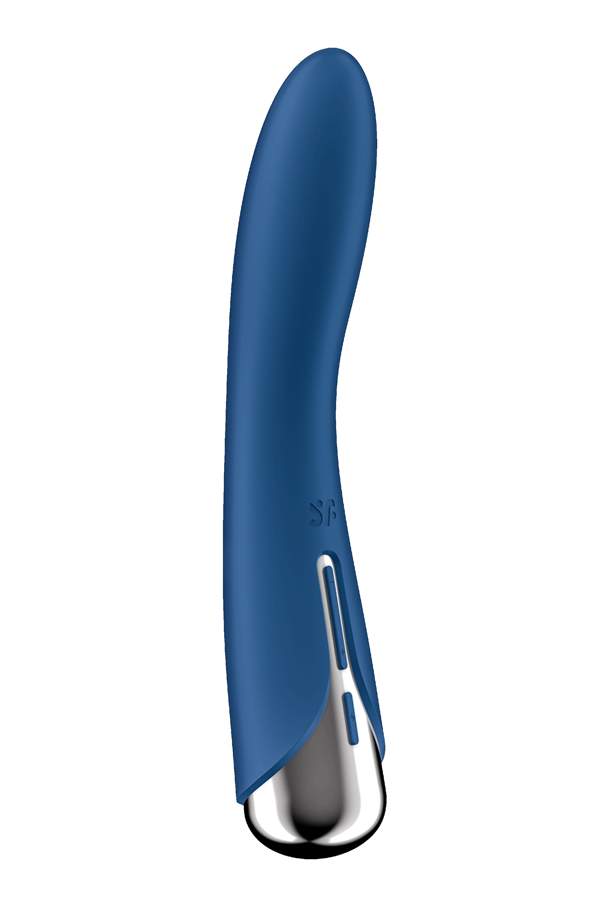 Vibrator Punctul G Spinning Vibe 1, 12 Moduri Vibratii, 5 Moduri Rotatii, Silicon, USB, Albastru, 17.5 cm