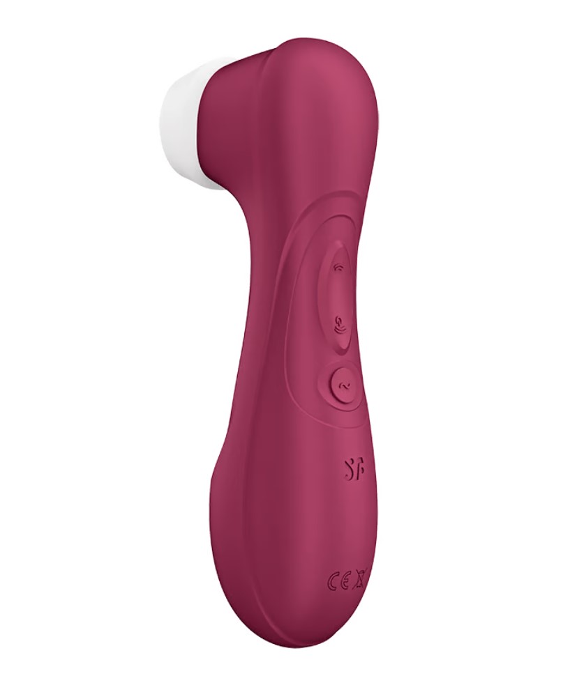 Stimulator Pro 2 Generation 3, 11 Viteze Suctiune, 12 Moduri Vibratii, Silicon, USB, IPX 7, Free App, Visiniu