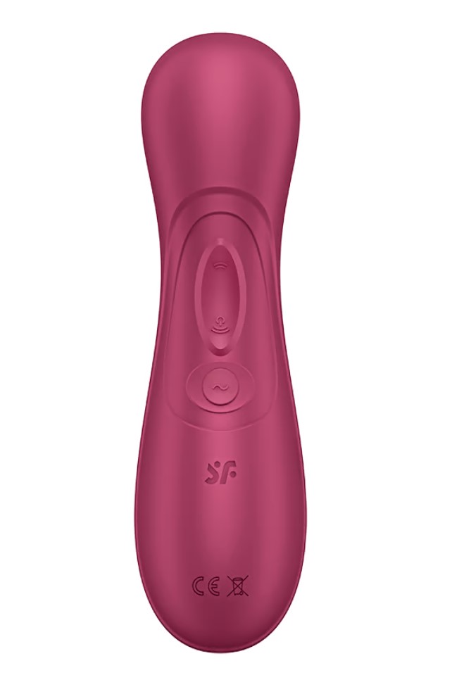 Stimulator Pro 2 Generation 3, 11 Viteze Suctiune, 12 Moduri Vibratii, Silicon, USB, IPX 7, Free App, Visiniu