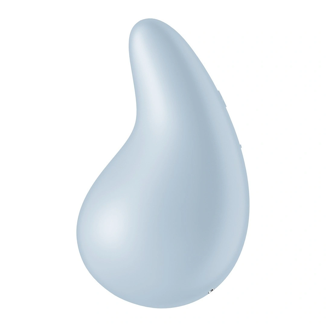 Vibrator Dew Drop, 12 Moduri Vibratii, Silicon, USB, Albastru