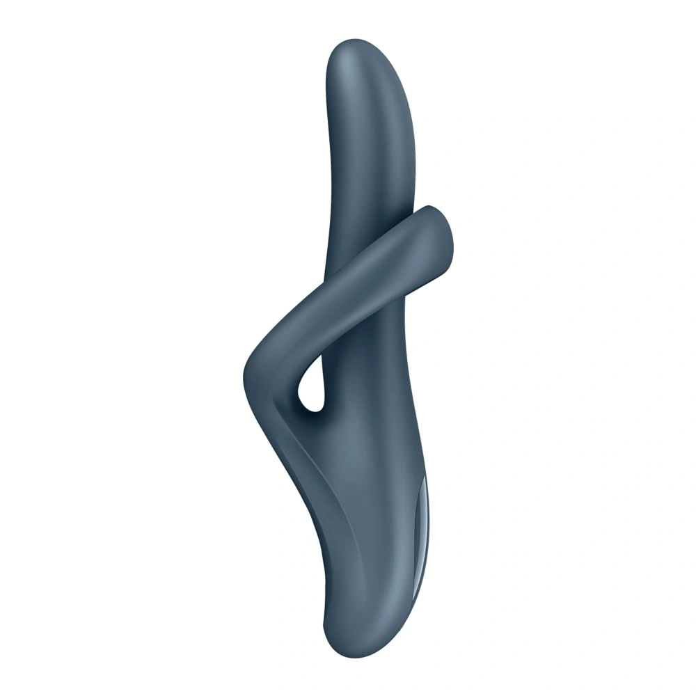 Vibrator cu Incalzire si Rotatii Heat Flex 4, Silicon, USB Magnetic, 23 cm