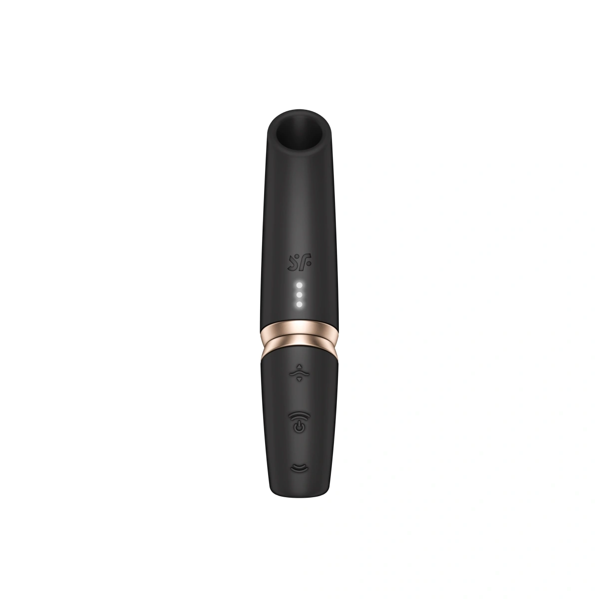 Vibrator Perfect Kiss, 30 Programe Suctiune, USB, Negru, 14.5 cm