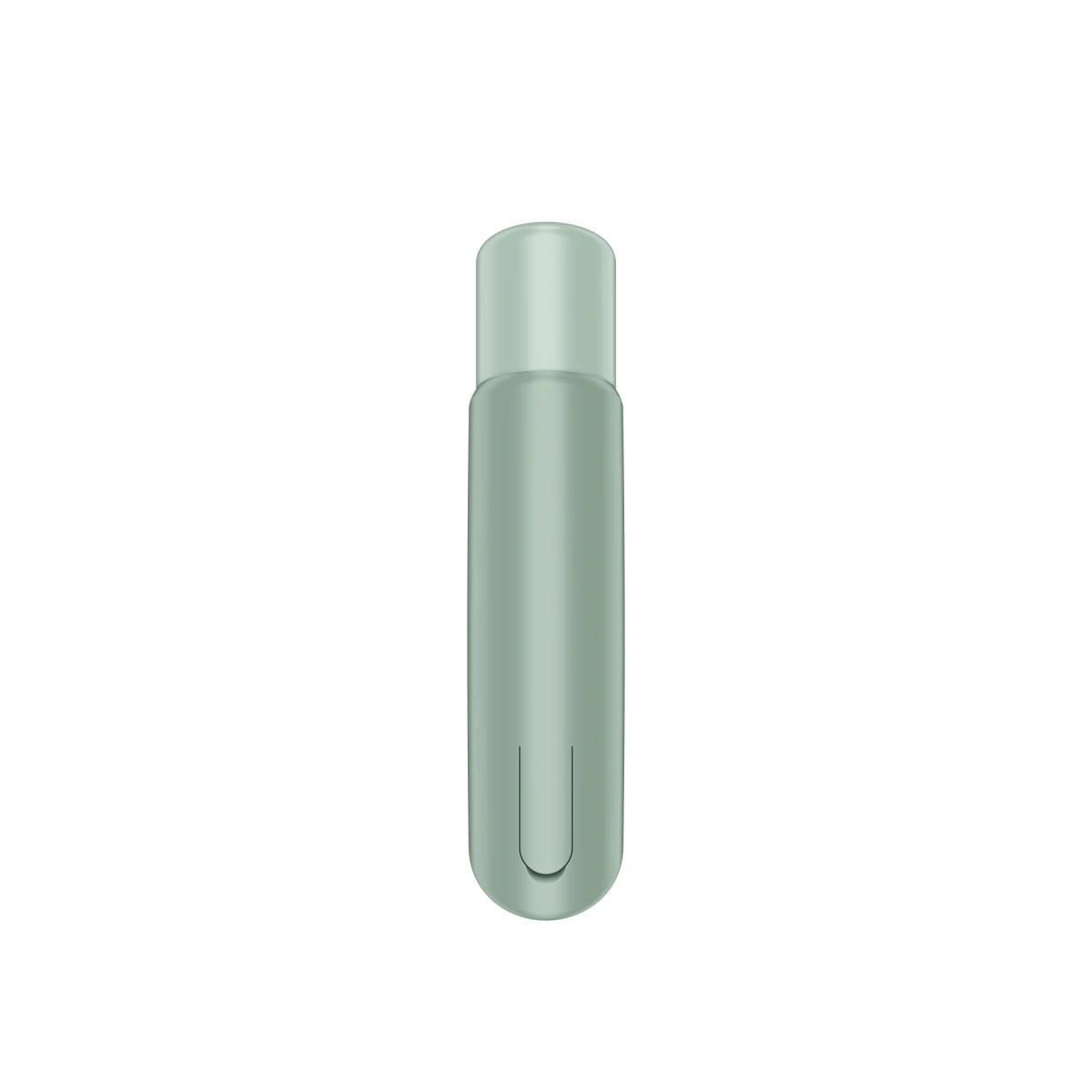 Vibrator Naughty Kiss, 30 Programe Suctiune, USB, Verde Menta, 14.5 cm