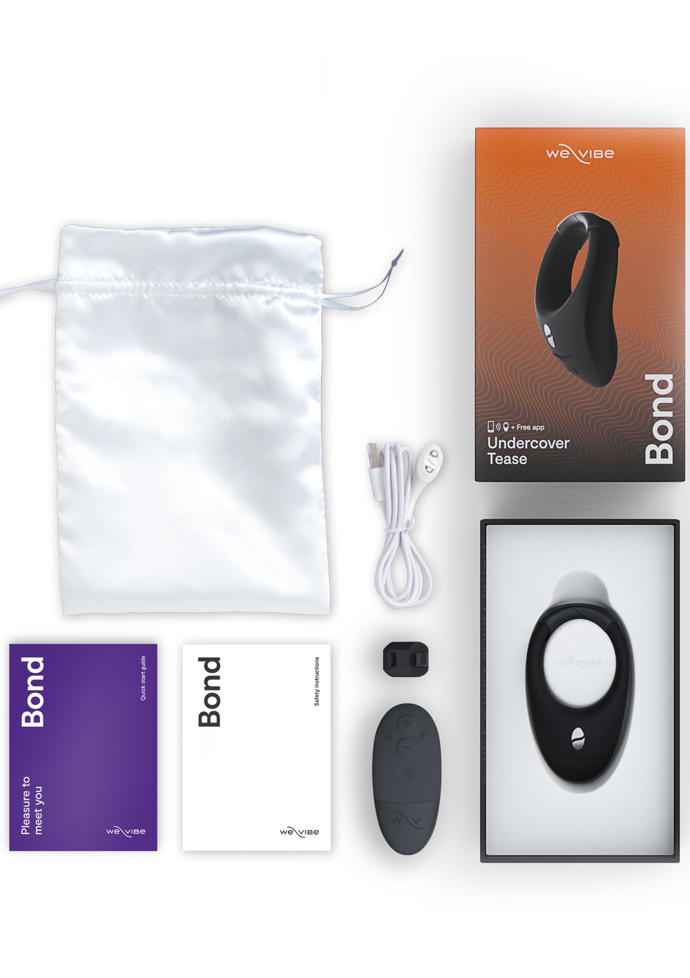 Inel Stimulator Wearable We-Vibe Bond Remote Free App Bluetooth