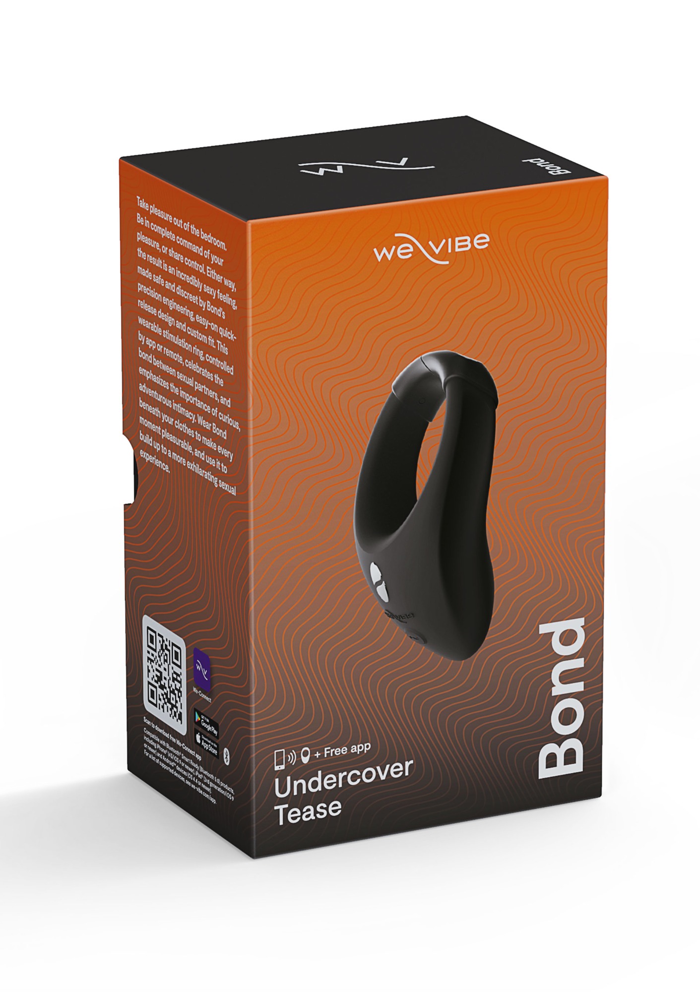 Inel Stimulator Wearable We-Vibe Bond Remote Free App Bluetooth