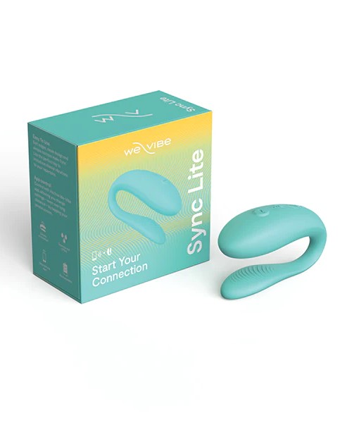 Vibrator de Cuplu We Vibe Sync Lite, Mobil App Control, Albastru